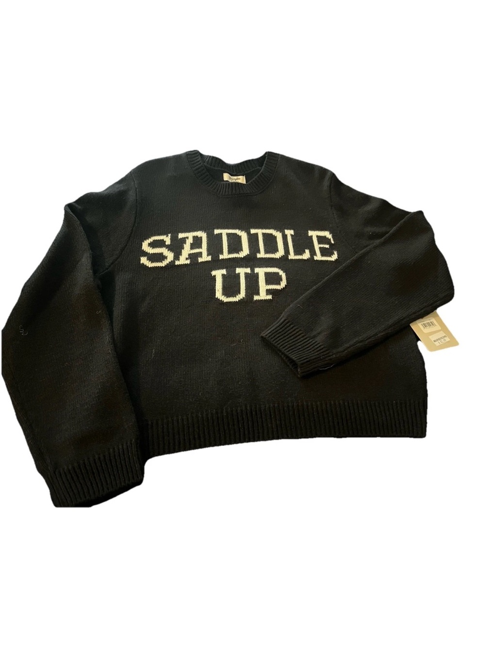 Wrangler Retro Black Crewneck Sweater